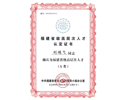 福建省高层次人才A类